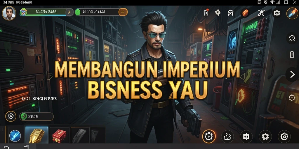Tampilan gameplay 3446 yang menunjukkan bisnis yang sedang berkembang.
