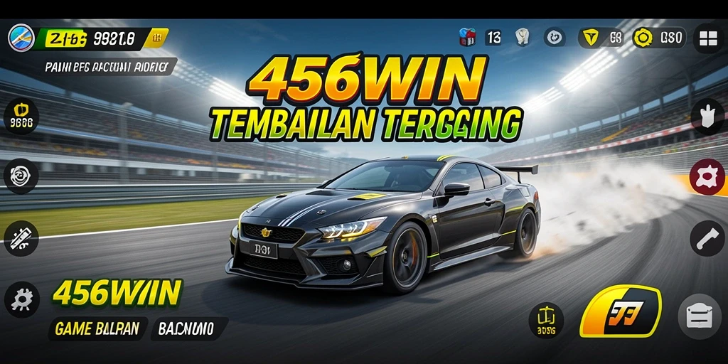 Tampilan gameplay Racing yang seru dari 456WIN dengan berbagai mobil.