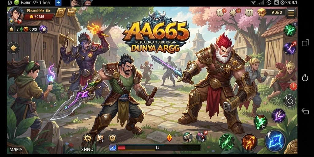 Screenshot gameplay AA666 menampilkan aksi seru dan grafik menawan.