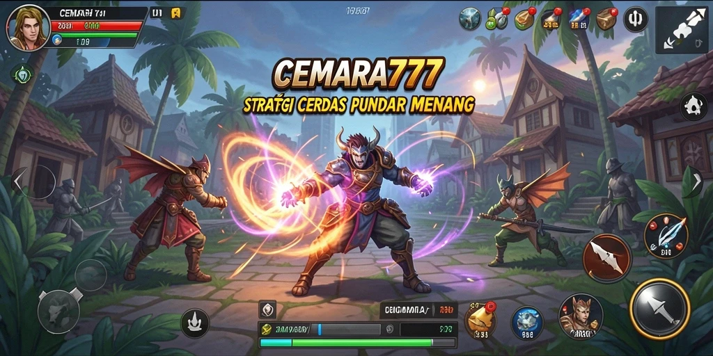 Tampilan menarik dari gameplay CEMARA777 dalam mode strategi.