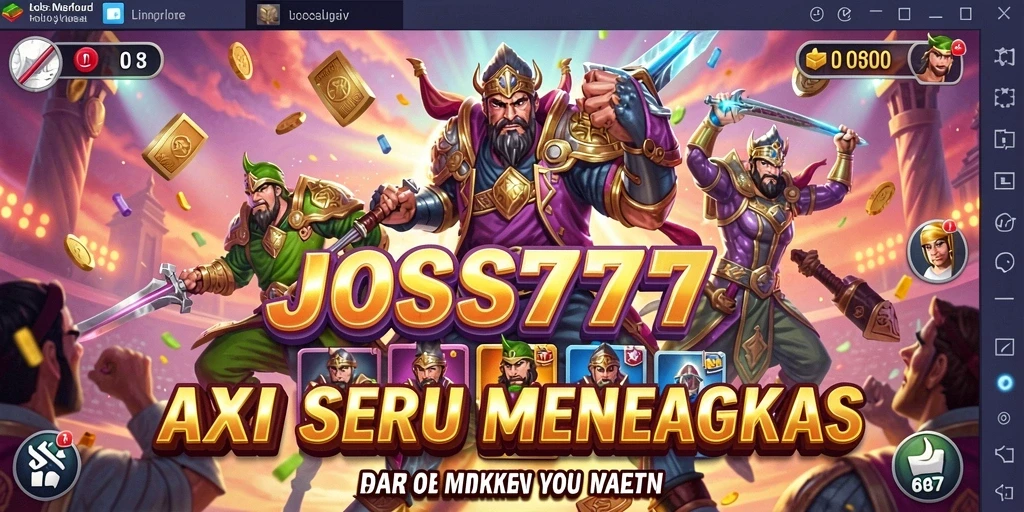 Tampilan gameplay intens JOSS777 dengan aksi yang menegangkan.