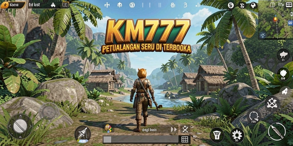Tampilan gameplay KM777 yang menakjubkan dalam dunia terbuka.