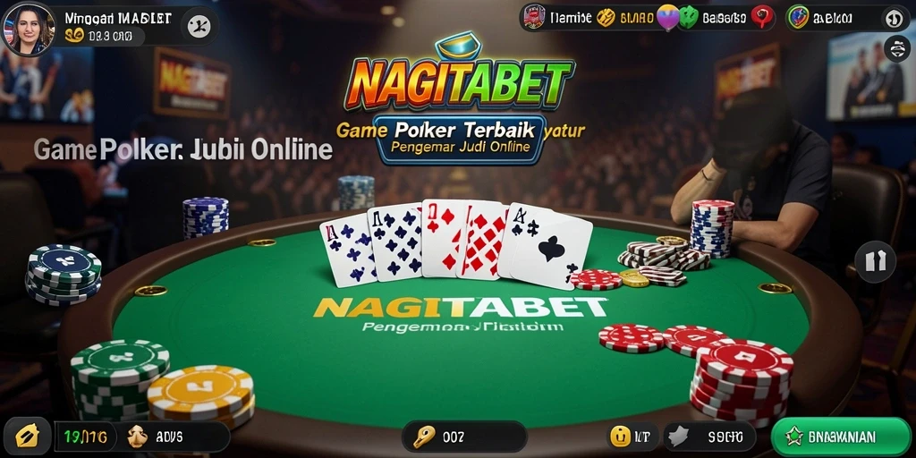 Tangkapan layar menampilkan gameplay seru di NAGITABET.