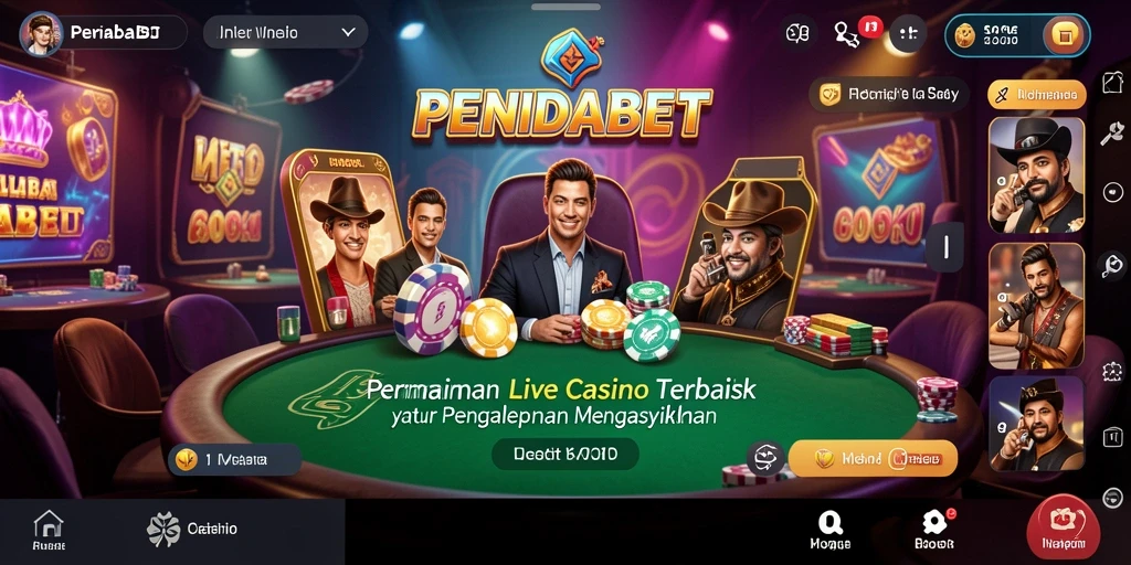 Gameplay PENIDABET yang interaktif dan menyenangkan di Live Casino.