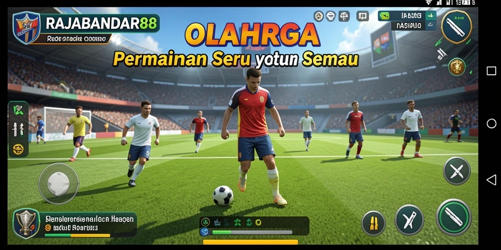 Tampilan seru gameplay olahraga di RAJABANDAR88 menyajikan aksi mendebarkan.