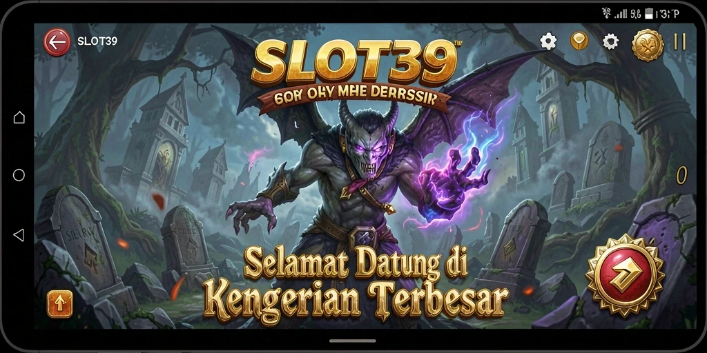 Gameplay menegangkan dari SLOT39 dengan elemen horor yang mencekam.