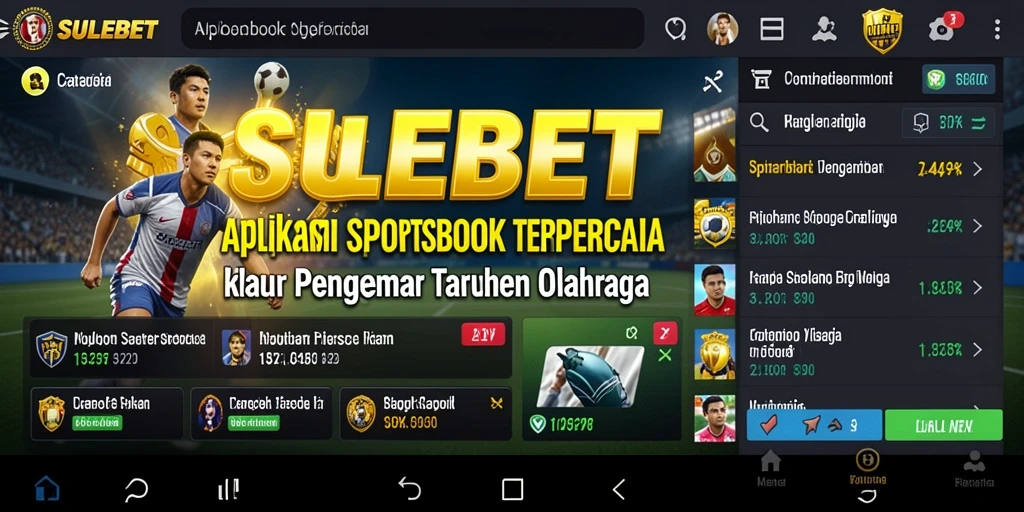 Tampilan permainan taruhan olahraga di SULEBET dengan antarmuka pengguna yang ramah.