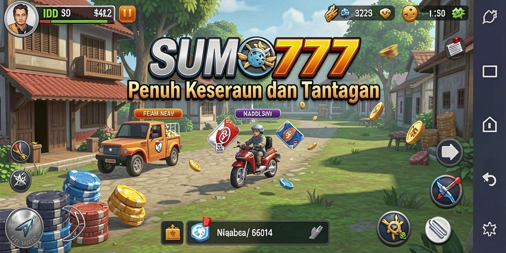 Tampilan gameplay SUMO777 yang menarik dan menghibur.