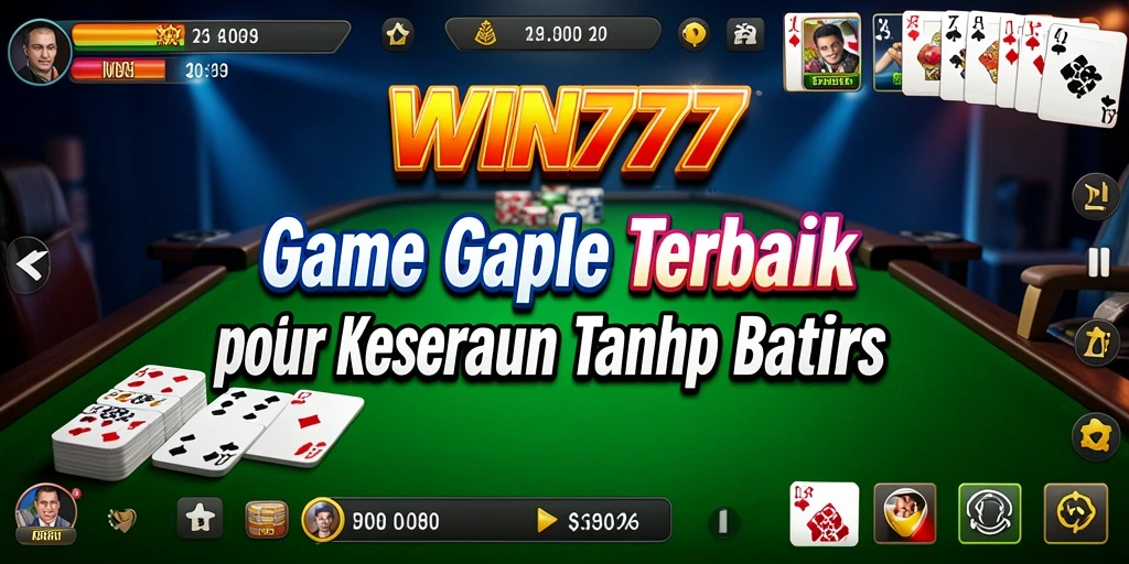 Tampilan gameplay seru GAPLE di WIN777 yang menantang.